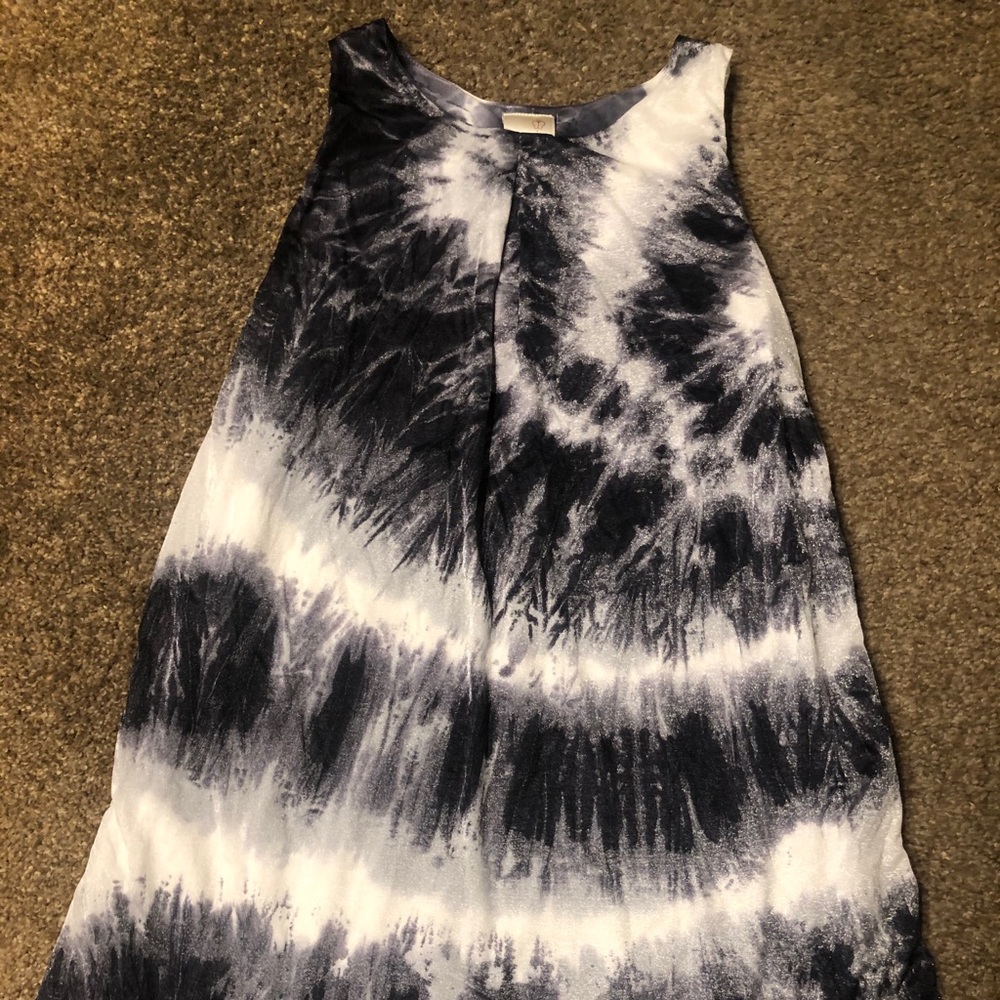 Black & white shimmer dress